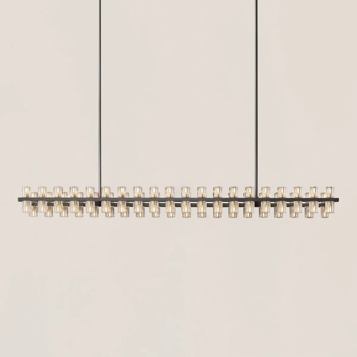Arcachon LED Rectangular Chandelier-VaseLamps