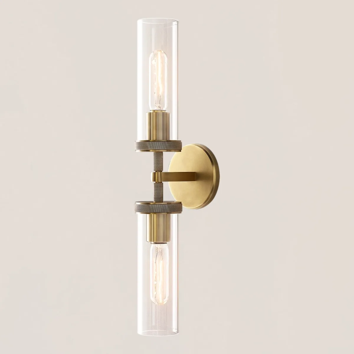 Lambeth Round Linear Short Wall Sconce-VaseLamps