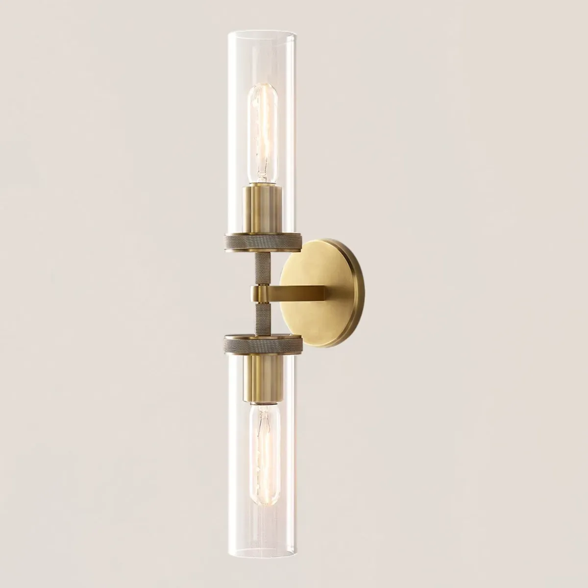 Lambeth Round Linear Short Wall Sconce-VaseLamps