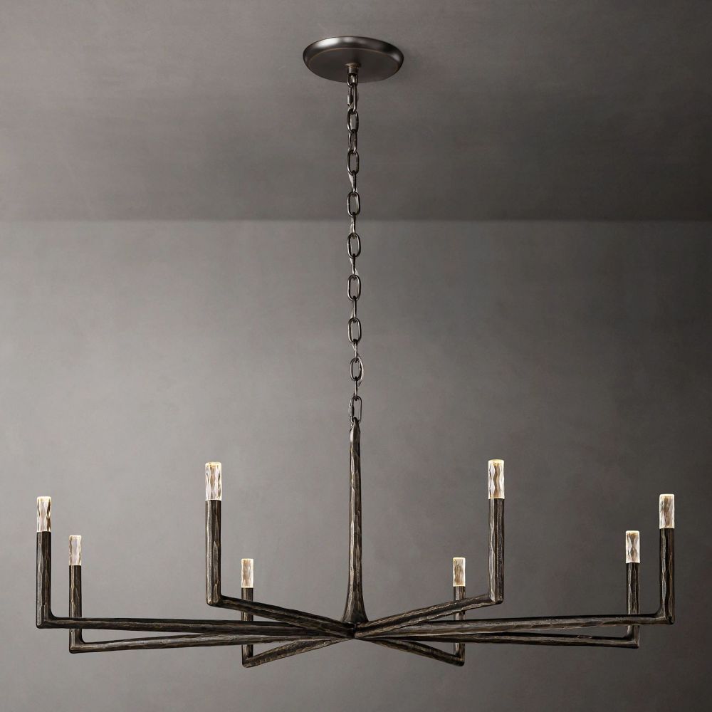Thaddeus Forged Round Chandelier-VaseLamps