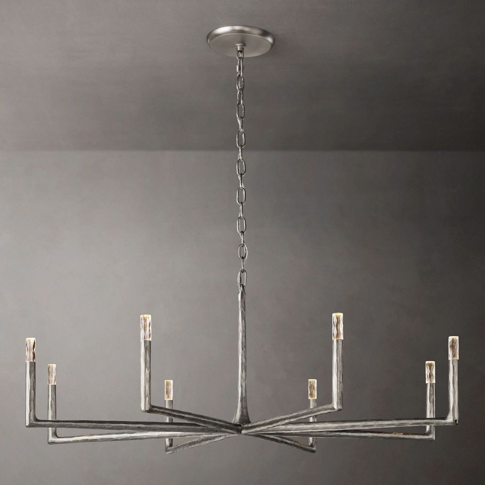 Thaddeus Forged Round Chandelier-VaseLamps