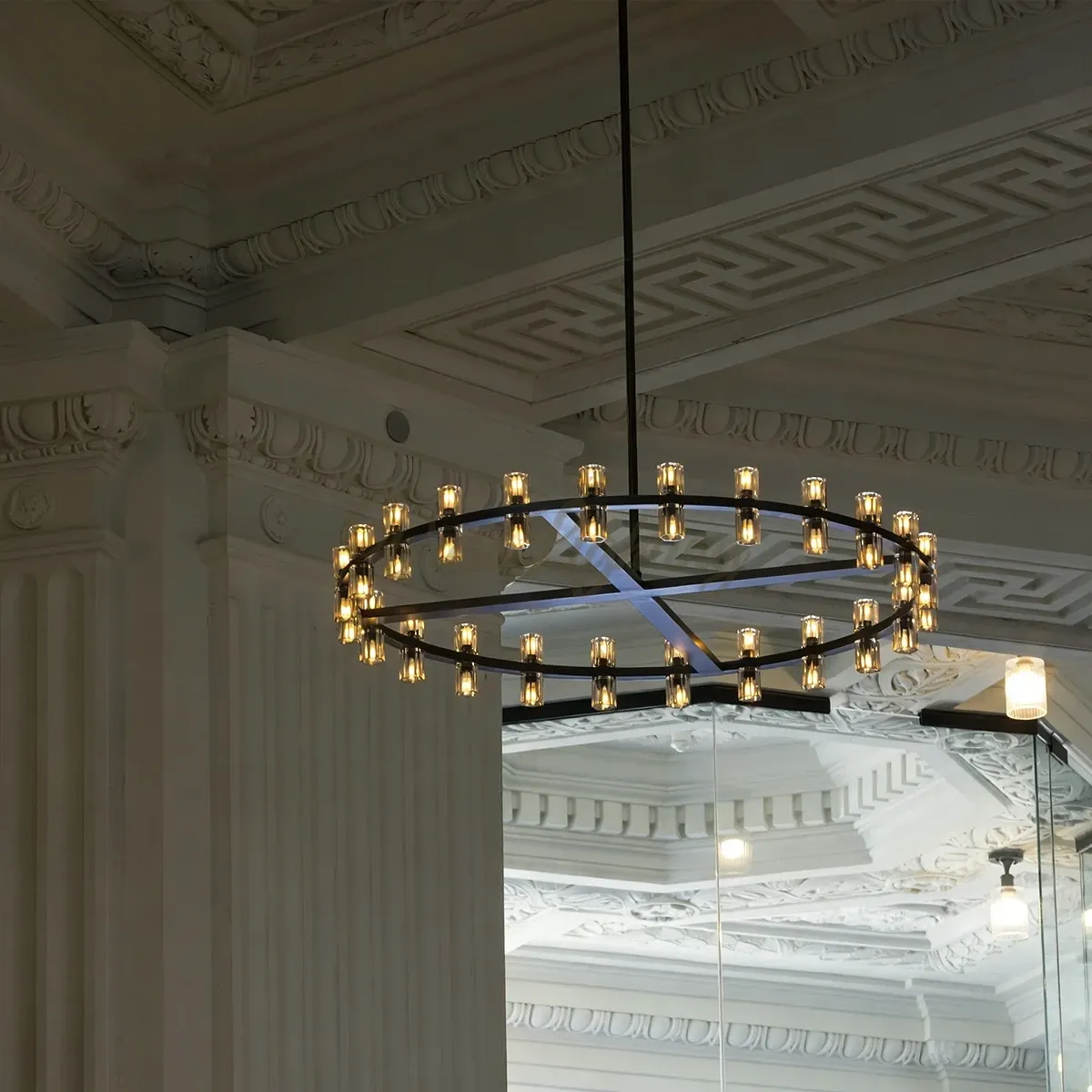 Arcachones Led Round Two-tier Chandelier 60"