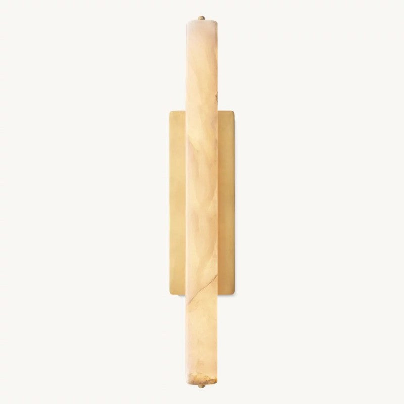 Audubon Alabaster Single Sconce-VaseLamps