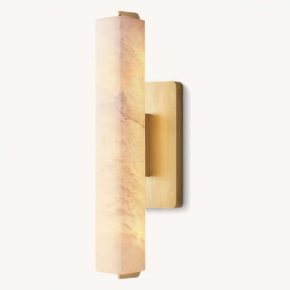Audubon Alabaster Single Sconce-VaseLamps