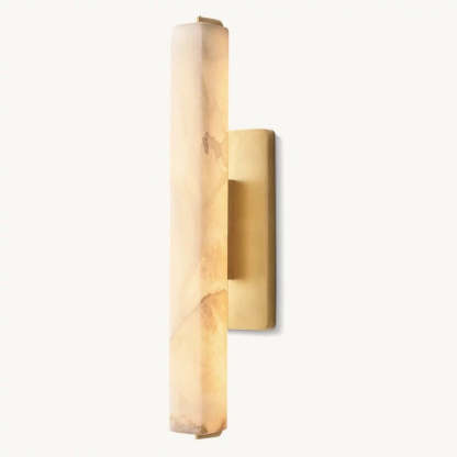 Audubon Alabaster Single Sconce-VaseLamps