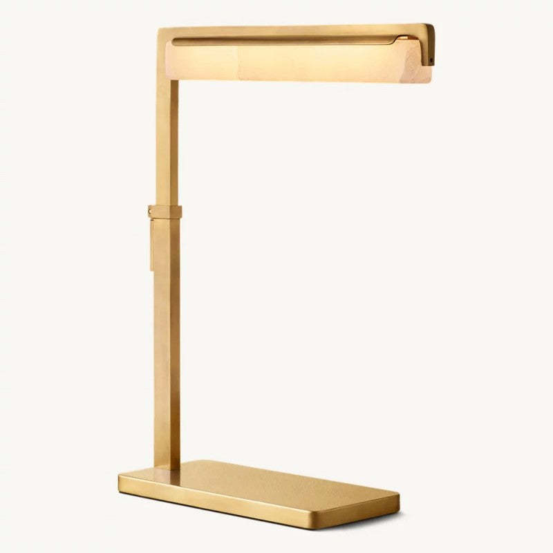 Audubon Alabaster Task Table Lamp-VaseLamps