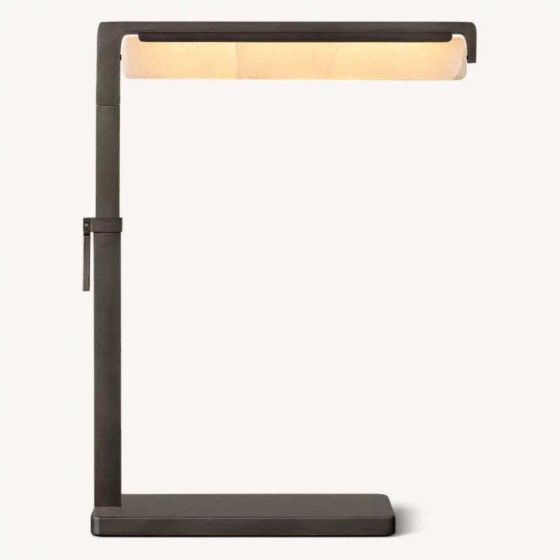 Audubon Alabaster Task Table Lamp-VaseLamps