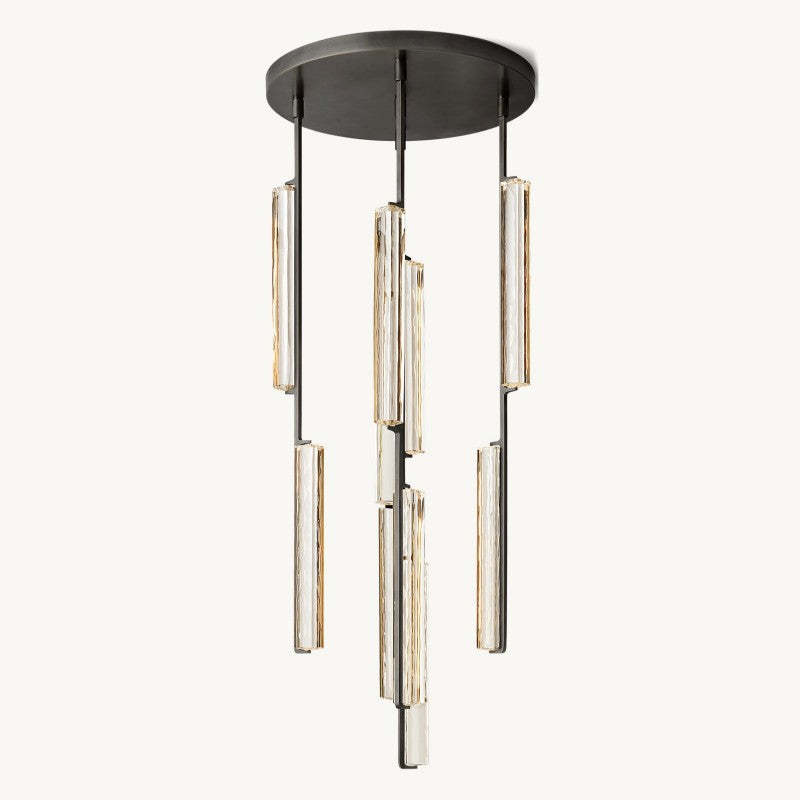Audubon Crystal Round Chandelier 24"-VaseLamps