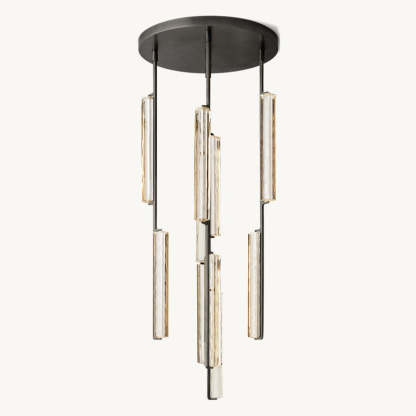 Audubon Crystal Round Chandelier 24"-VaseLamps
