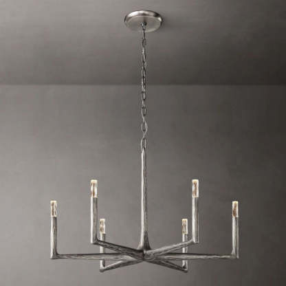 Thaddeus Forged Round Chandelier-VaseLamps