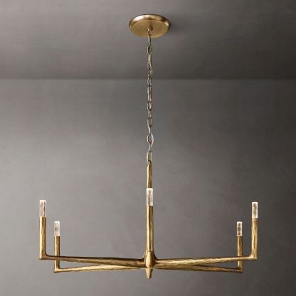 Thaddeus Forged Round Chandelier-VaseLamps