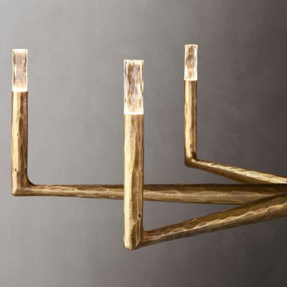 Thaddeus Forged Round Chandelier-VaseLamps