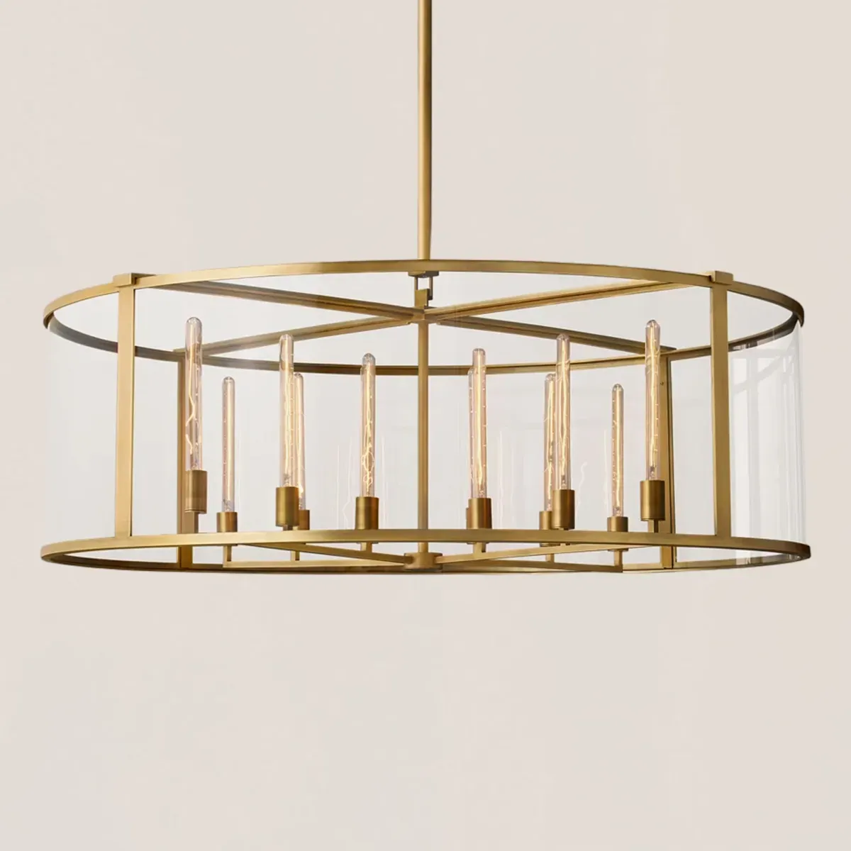 Beckman Modern Round Chandelier-VaseLamps