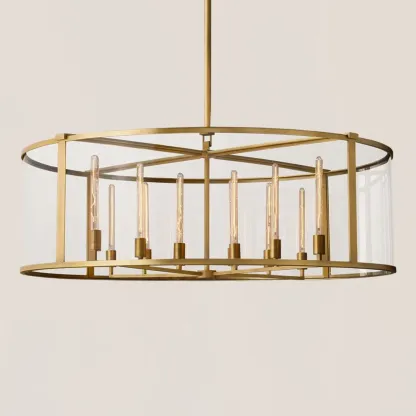 Beckman Modern Round Chandelier-VaseLamps