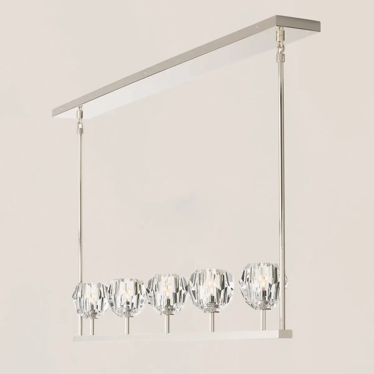 Boule De Crystal Linear Chandelier-VaseLamps