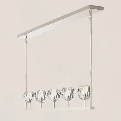 Boule De Crystal Linear Chandelier-VaseLamps