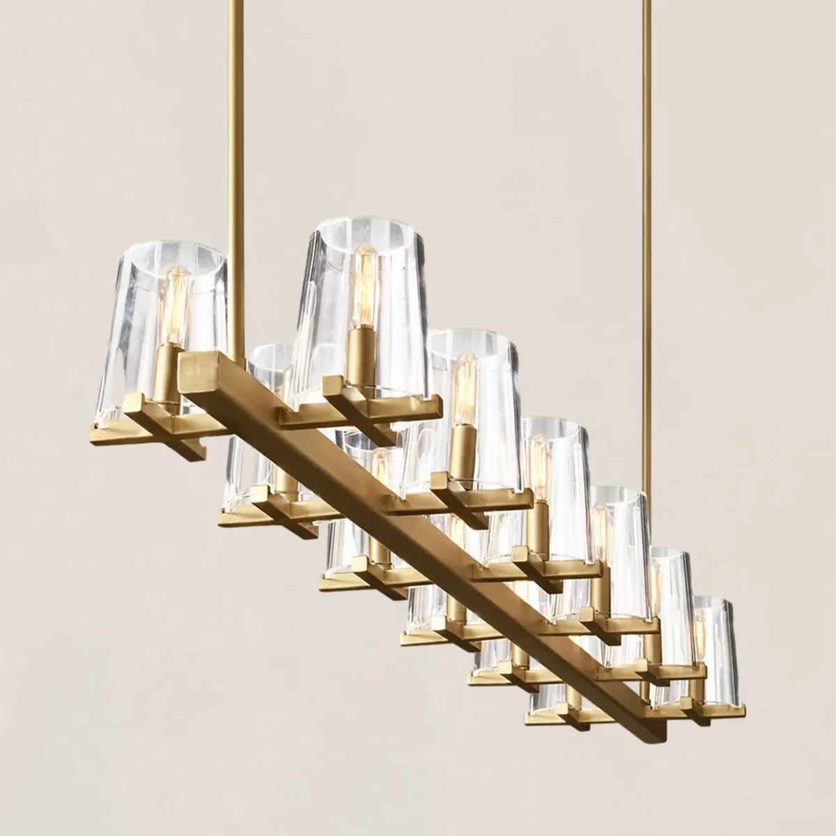 Pauillac Linear Chandelier-VaseLamps