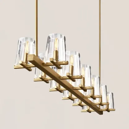Pauillac Linear Chandelier-VaseLamps