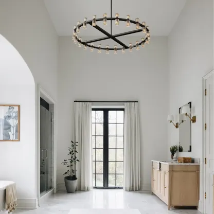 Arcachon LED Round Chandelier-VaseLamps