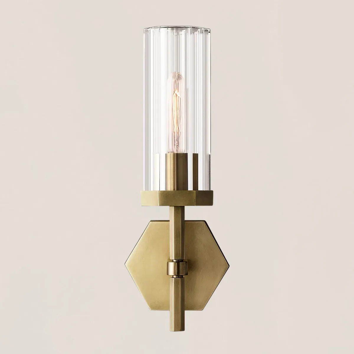 Lambeth Hexagonal Sconce-VaseLamps