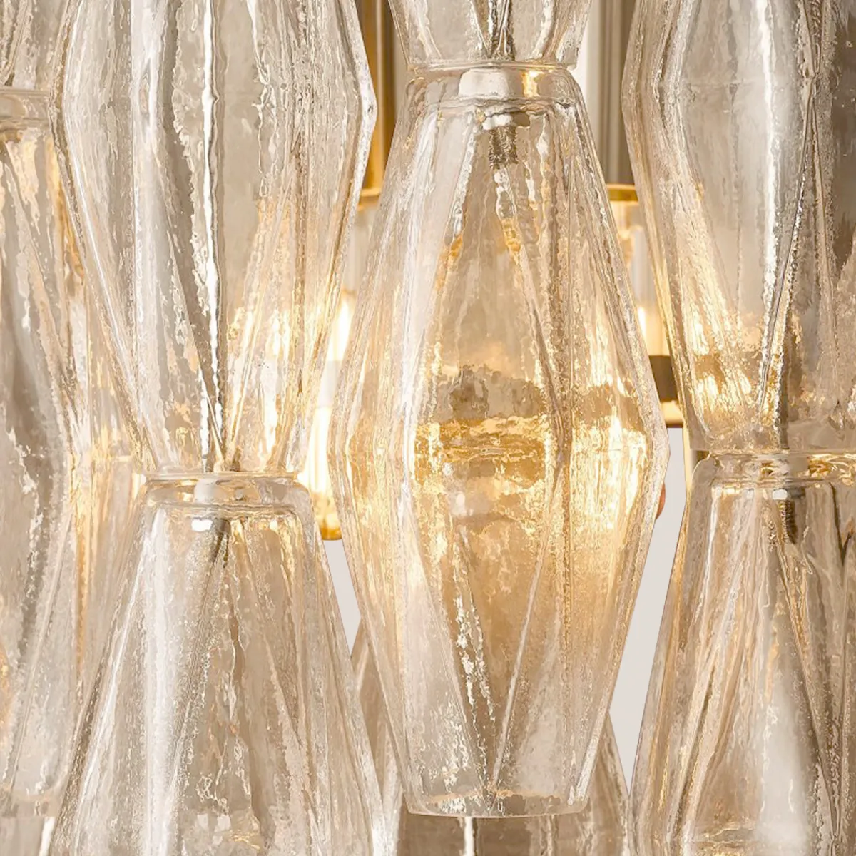 Chiara Glass Short Wall Sconce-VaseLamps