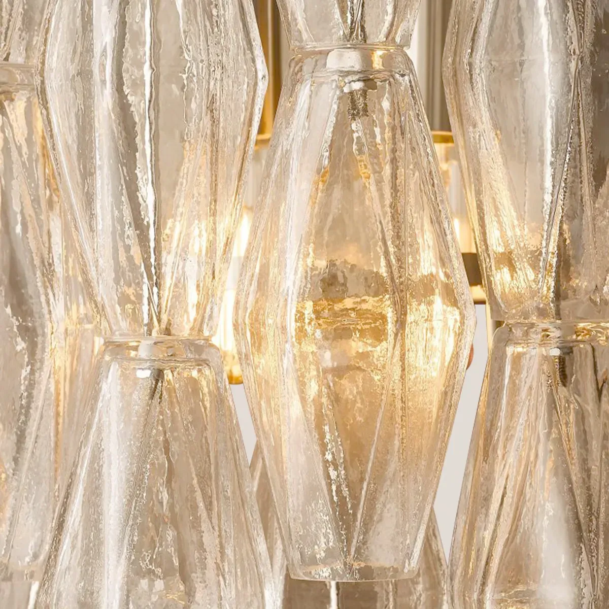 Chiara Glass Short Wall Sconce-VaseLamps