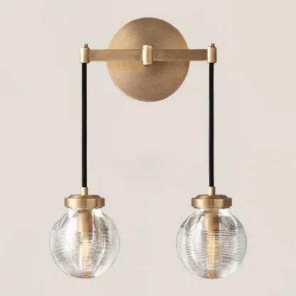 Pearl Drops Double Sconce-VaseLamps