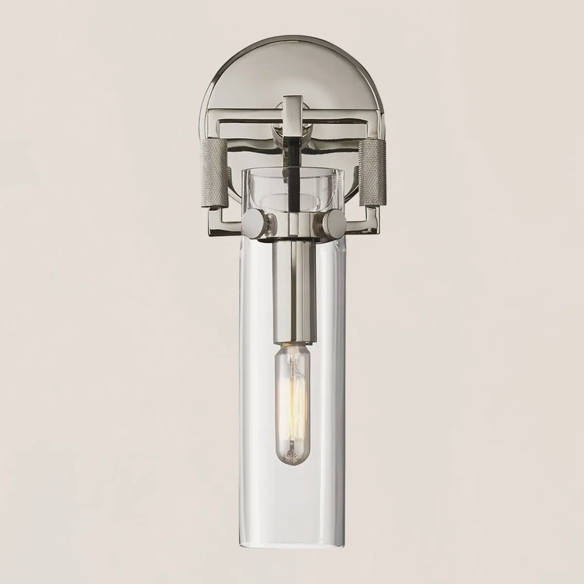 Machinist Glass Cylinder Sconce-VaseLamps