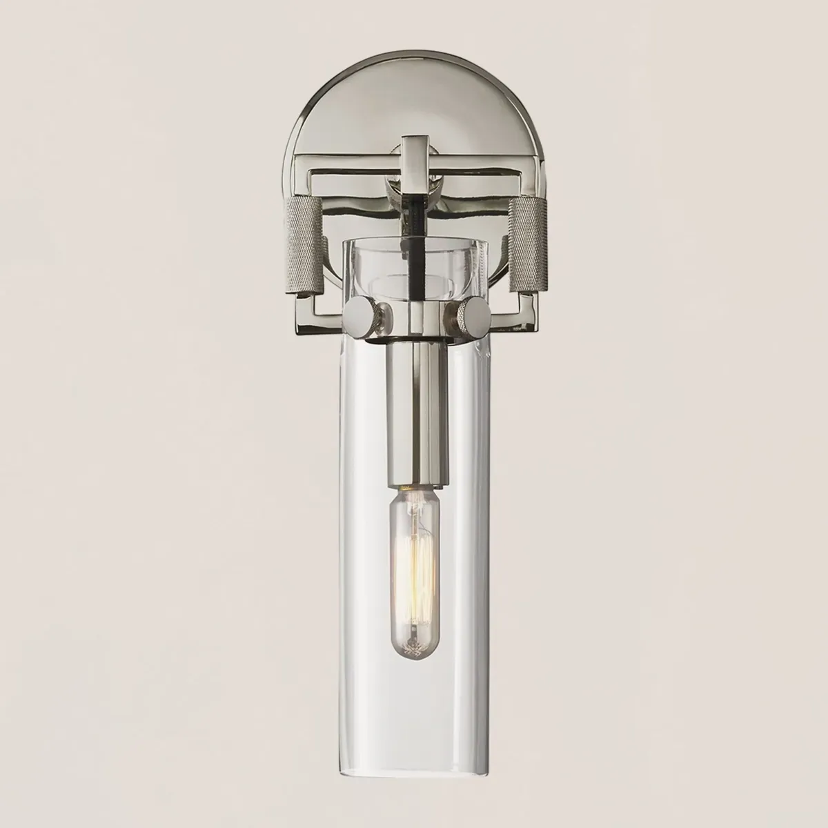 Machinist Glass Cylinder Sconce-VaseLamps