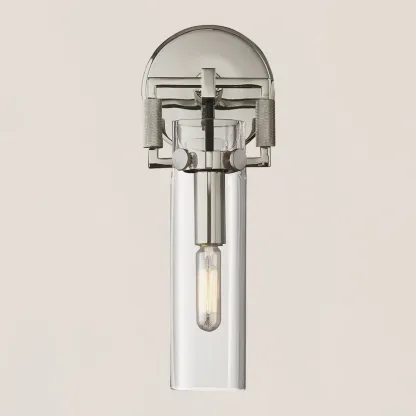 Machinist Glass Cylinder Sconce-VaseLamps