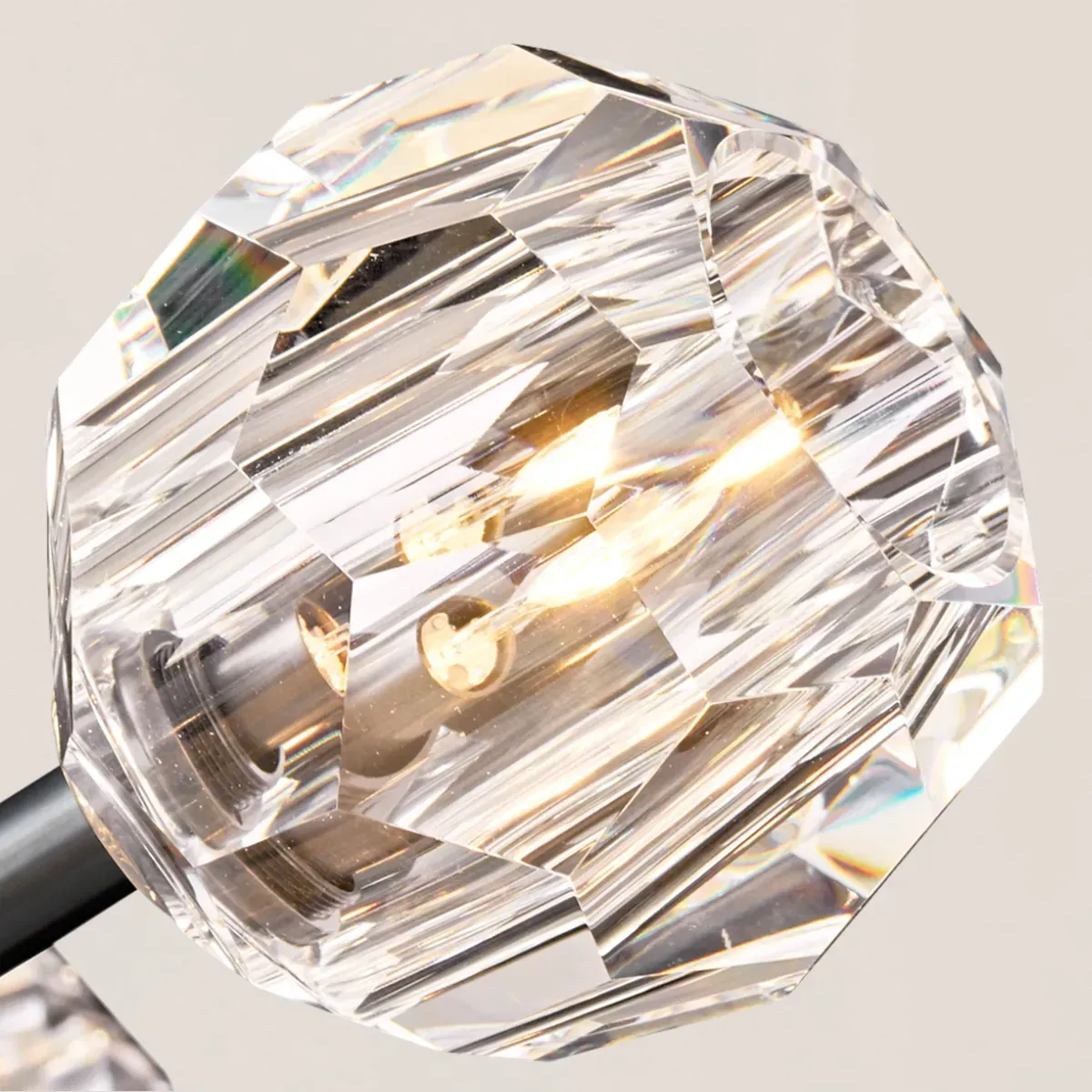Boule De Crystal Linear Chandelier-VaseLamps
