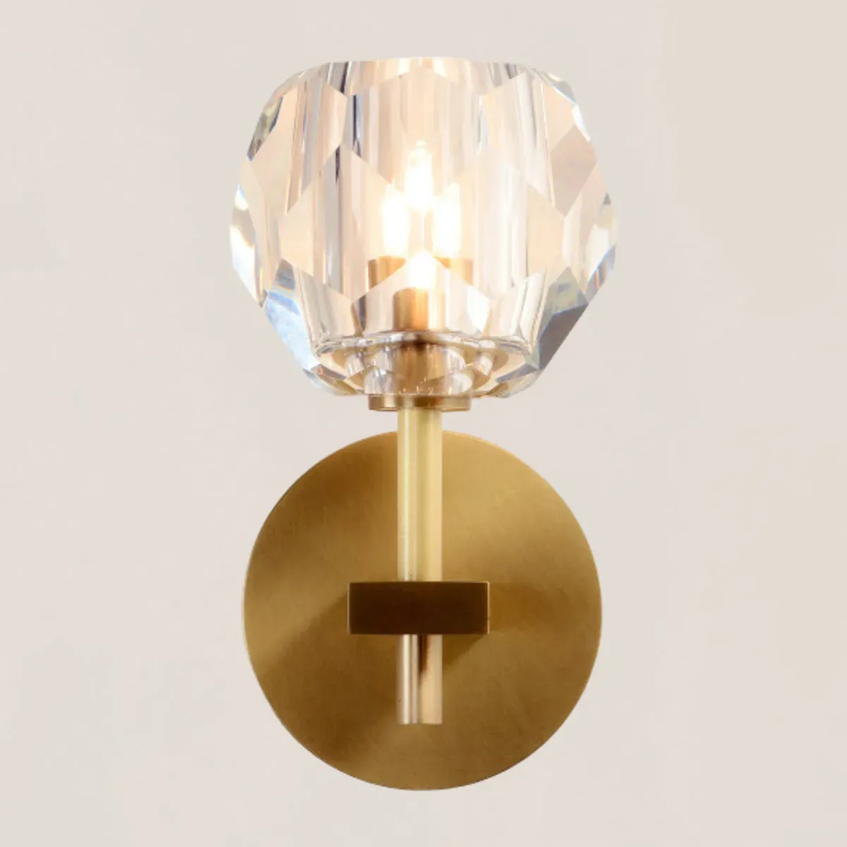 Boule De Glass Short Wall Sconce-VaseLamps