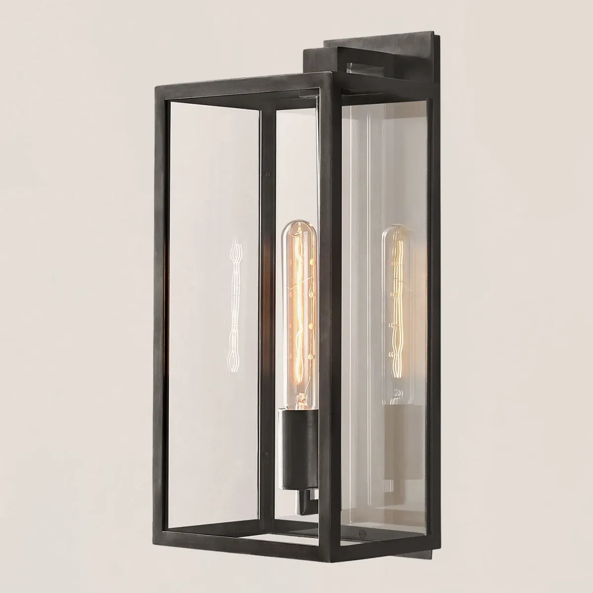 Beckman Square Lantern Wall Sconce-VaseLamps