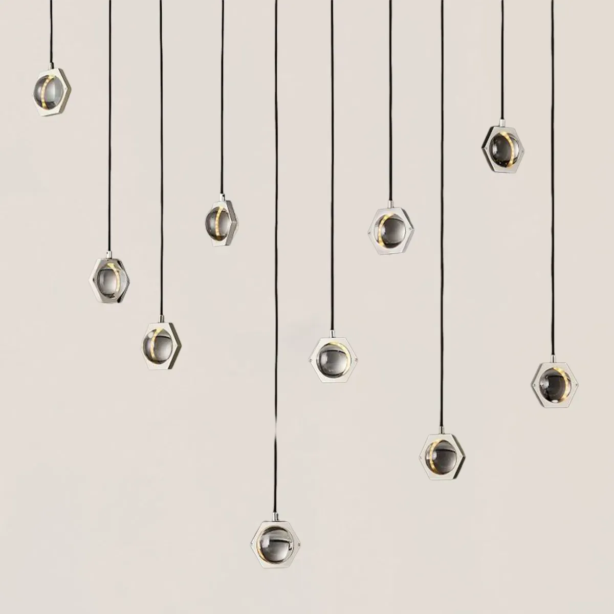 Eclatant Linear Chandelier 72"-VaseLamps