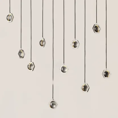 Eclatant Linear Chandelier 72"-VaseLamps
