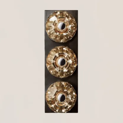 Boule De Crystal Clear Linear Short Wall Sconce-VaseLamps