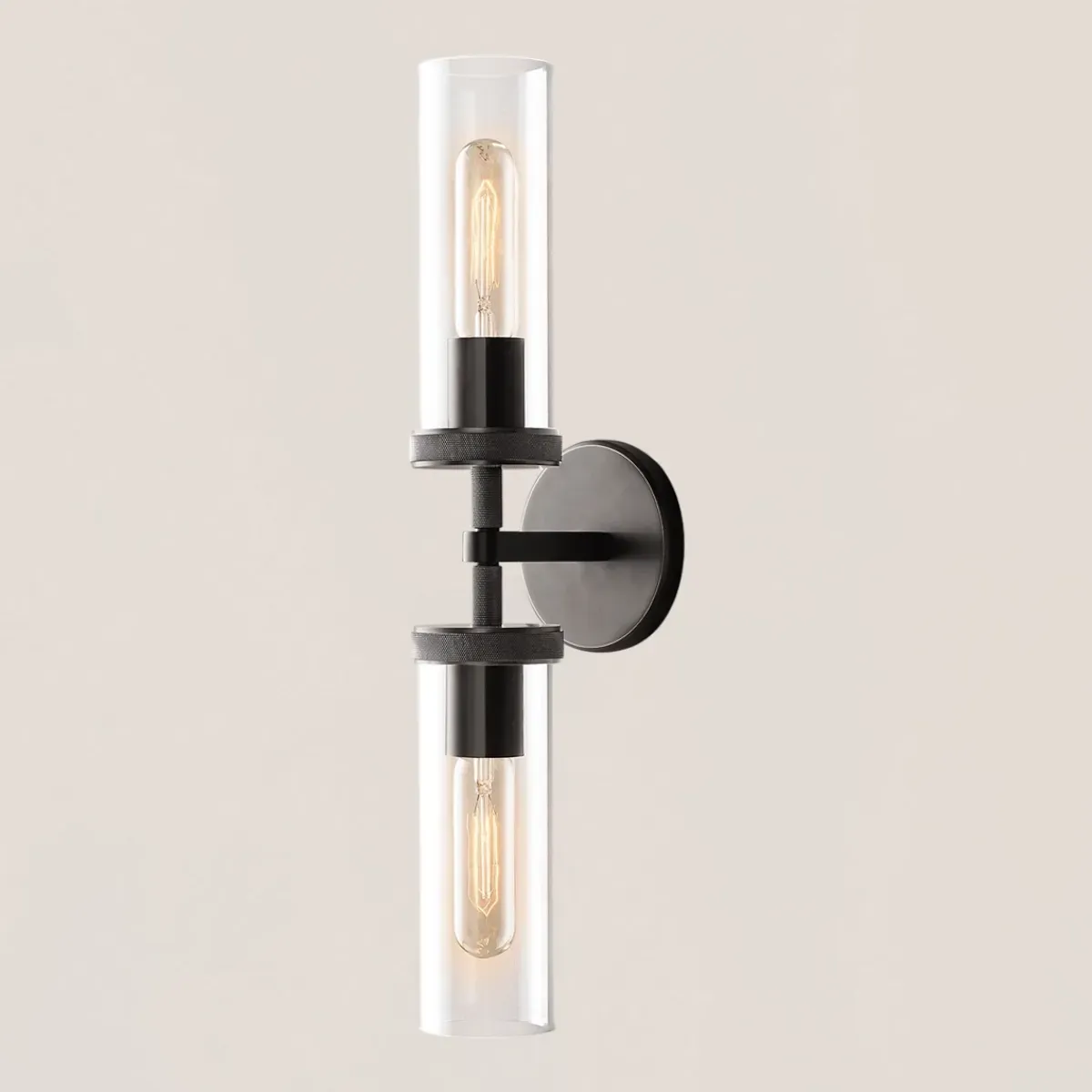 Lambeth Round Linear Short Wall Sconce-VaseLamps