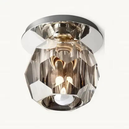 Boule De Cristal Glass Flushmount