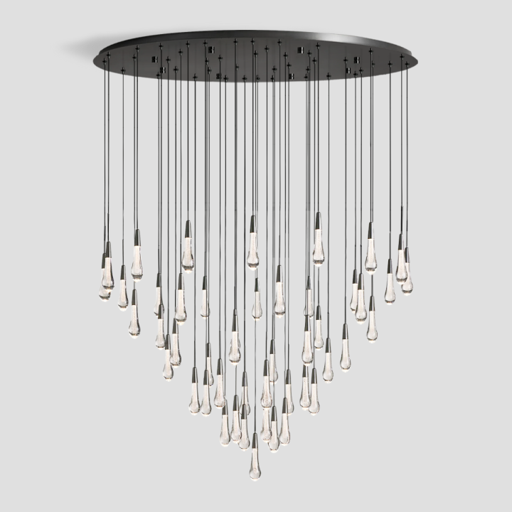 Solitaire Round Chandelier-VaseLamps