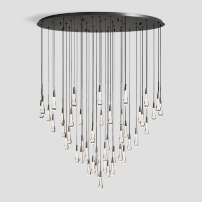 Solitaire Round Chandelier-VaseLamps