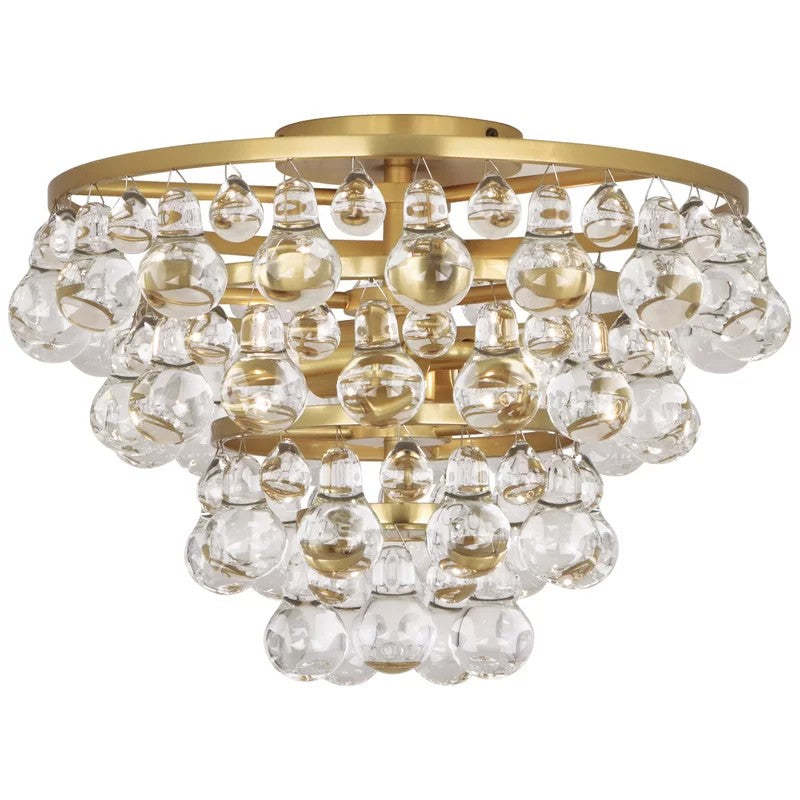 Robert Abbey Bling Round Flushmount-VaseLamps