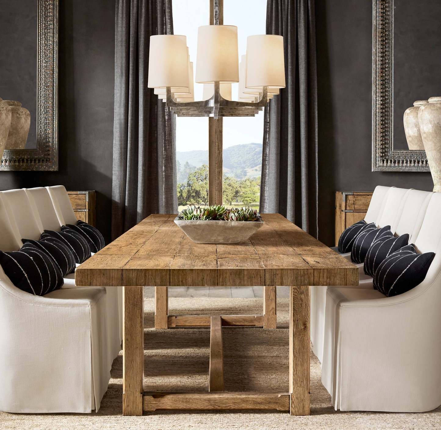 Wright Linear Chandelier 72"-VaseLamps