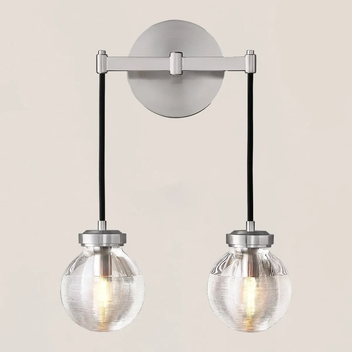 Pearl Drops Double Sconce-VaseLamps