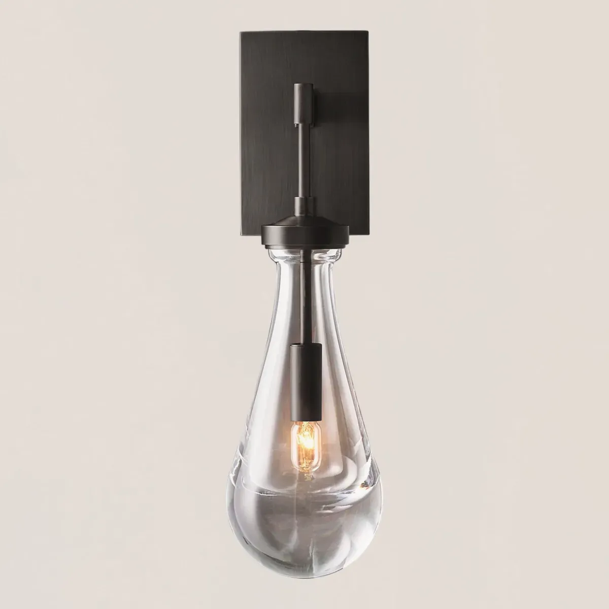 Raindrop Glass Wall Sconce-VaseLamps