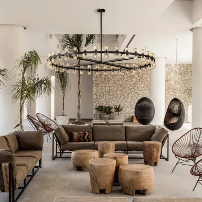 Arcachon LED Round Chandelier-VaseLamps