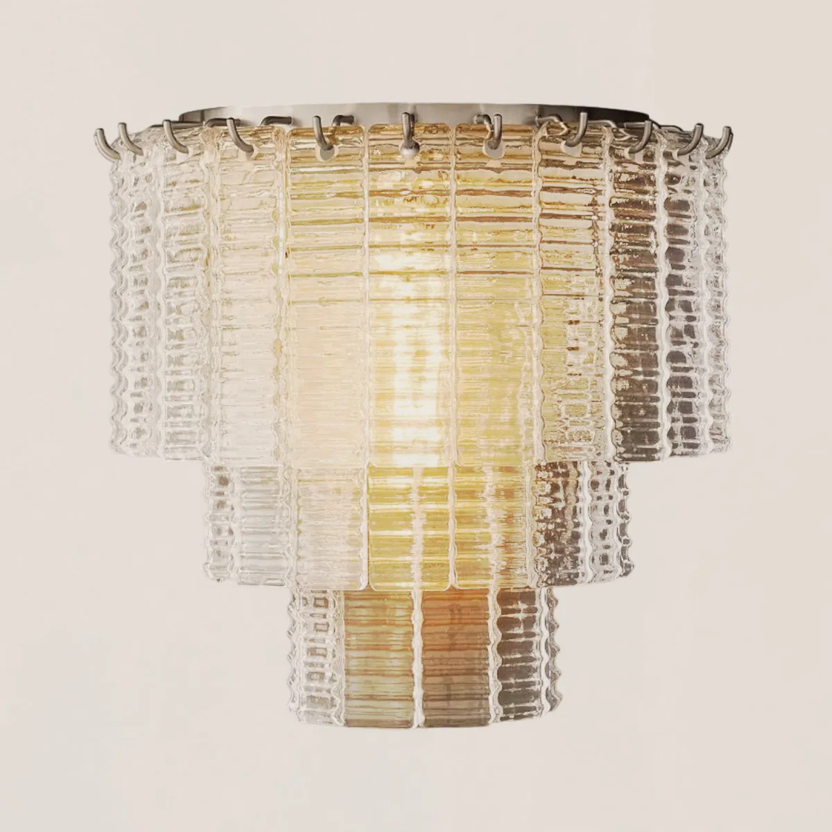 Sirene Clear Glass Wall Sconce-VaseLamps