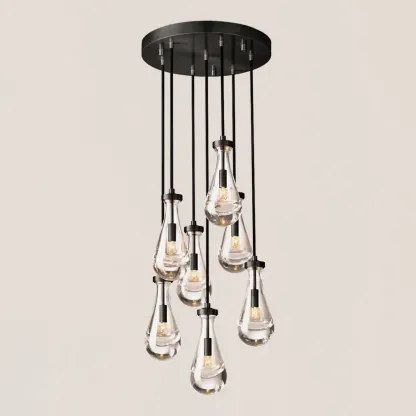 Raindrop Round Chandelier-VaseLamps