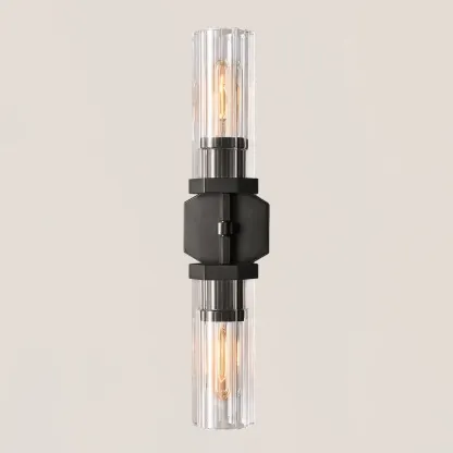 Lambeth Hexagonal Linear Short Wall Sconce-VaseLamps