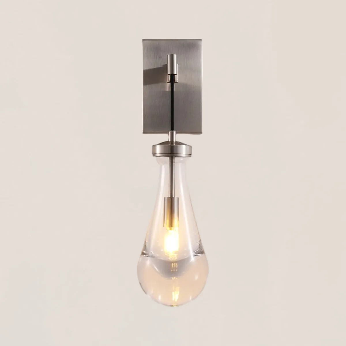 Raindrop Glass Wall Sconce-VaseLamps