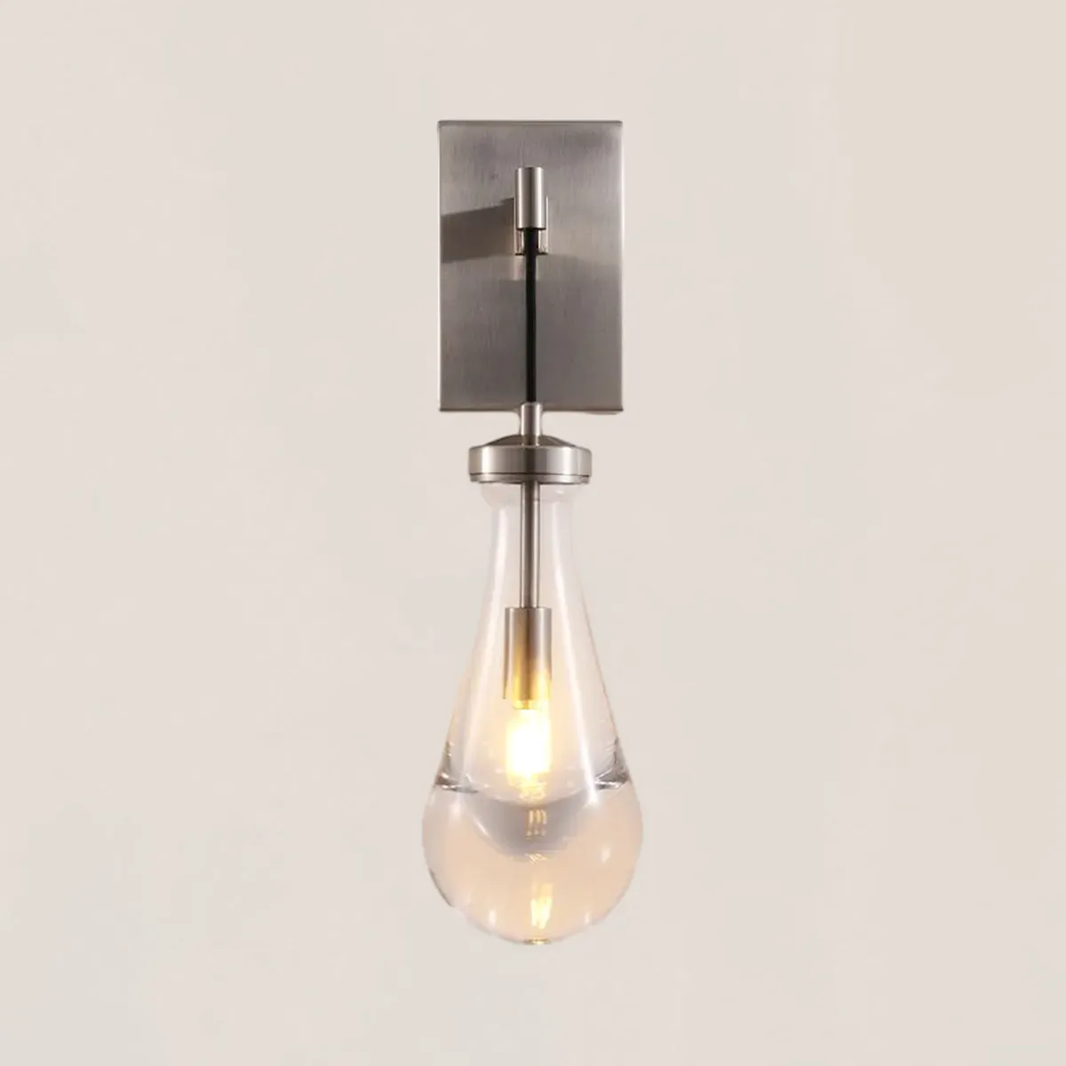 Raindrop Glass Wall Sconce-VaseLamps